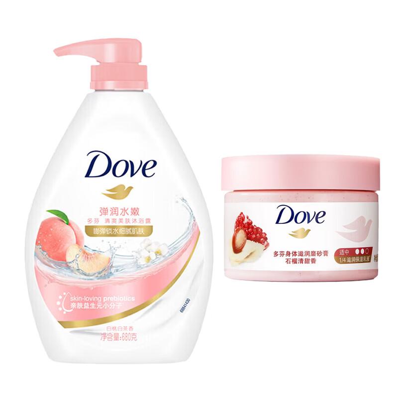 

Набор Dove Увлажняющий гель для душа и Скраб для тела с гранатом