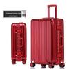20-Inch Aluminum-Magnesium Alloy Carry-On Suitcase with Password Lock and Metal Frame