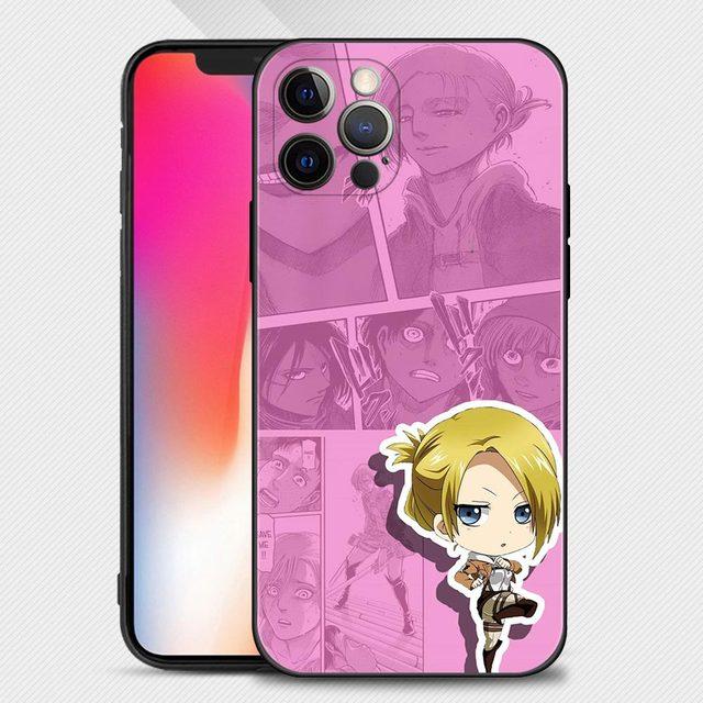 

Супер милый чехол для телефона «Атака Титанов» для Apple Iphone 14 13 12 11 Pro Max 13 12 Mini Xs Max Xr X 7 8 Plus 6 6s чехол For iPhone 14Pro Max
