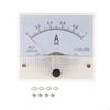 Compact Ammeter Analog Amp Meter Gauge Rectangle Panel Meter Current Tester 1A/2A/30A/50A/100A/100ma for Industrial