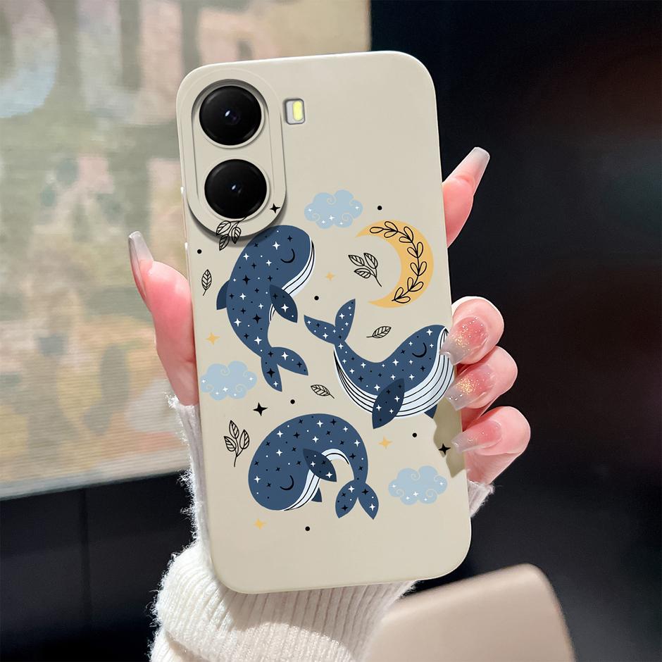 Case For Xiaomi Poco X7 X8 Pro Max Beautiful Bowknot Flower Anti-Fingerprint Unique Phone Cover For PocoX7Pro PocoX8ProMax Coque