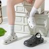 Summertime Clogs Women Sandal Shoes Daily Eva Lightweight Outside Women'S Shoes Anti Slip Thick Bottom Beach Slides Daily Garden Shoes