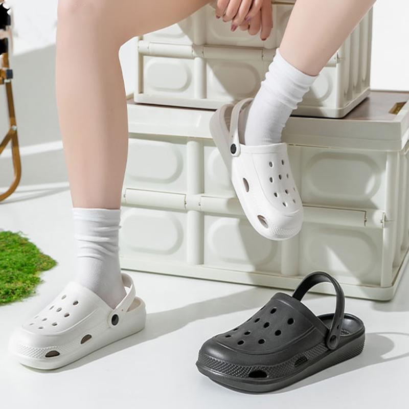 Summertime Clogs Women Sandal Shoes Daily Eva Lightweight Outside Women'S Shoes Anti Slip Thick Bottom Beach Slides Daily Garden Shoes
