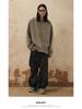 #OVDY Autumn/Winter Soft Minimalist Round Neck Rolled Edge Sweater