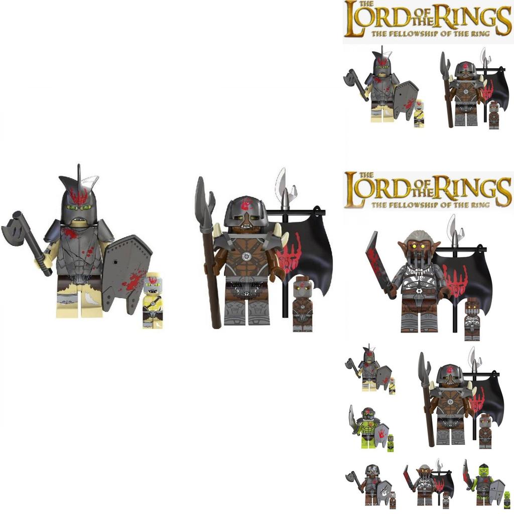 Tv6407 Movie Television Series Building Blocks Toy Set Featuring Lord Of The Rings Orcs