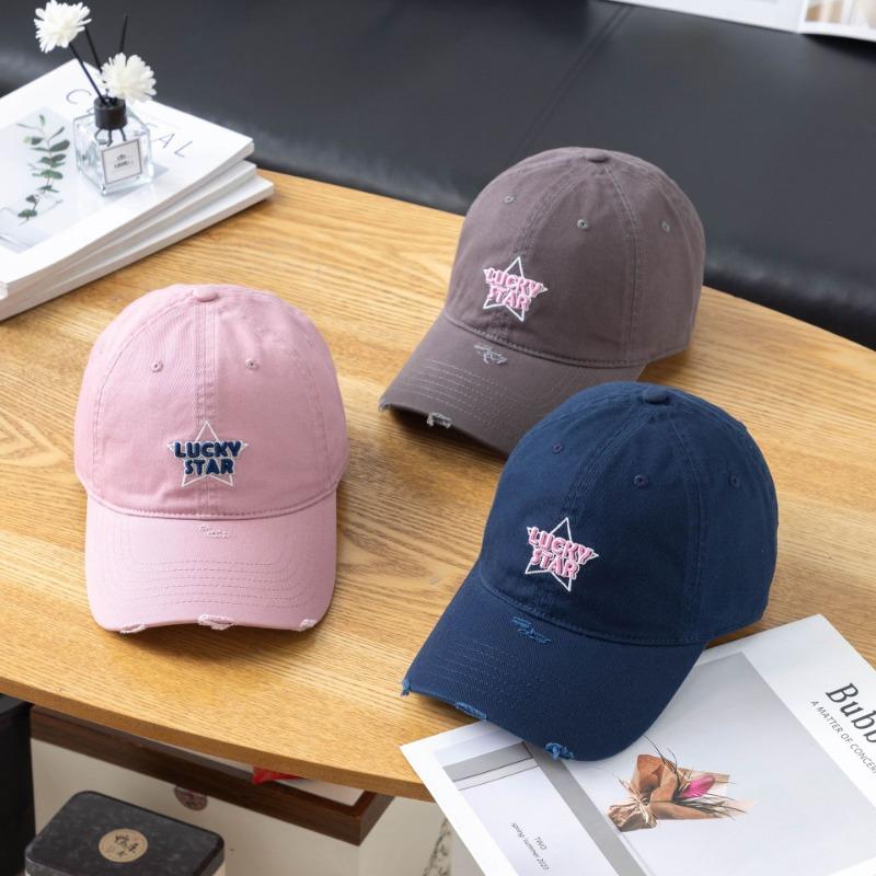 Embroidered Baseball Cap Female Retro Cap Male Street Trend Hat Hip Hat Sun Hat