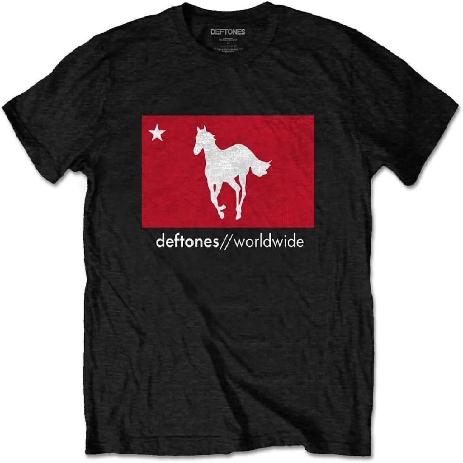 

Deftones Star & Pony Official Tee T-Shirt Mens Unisex XXXXXL чорний