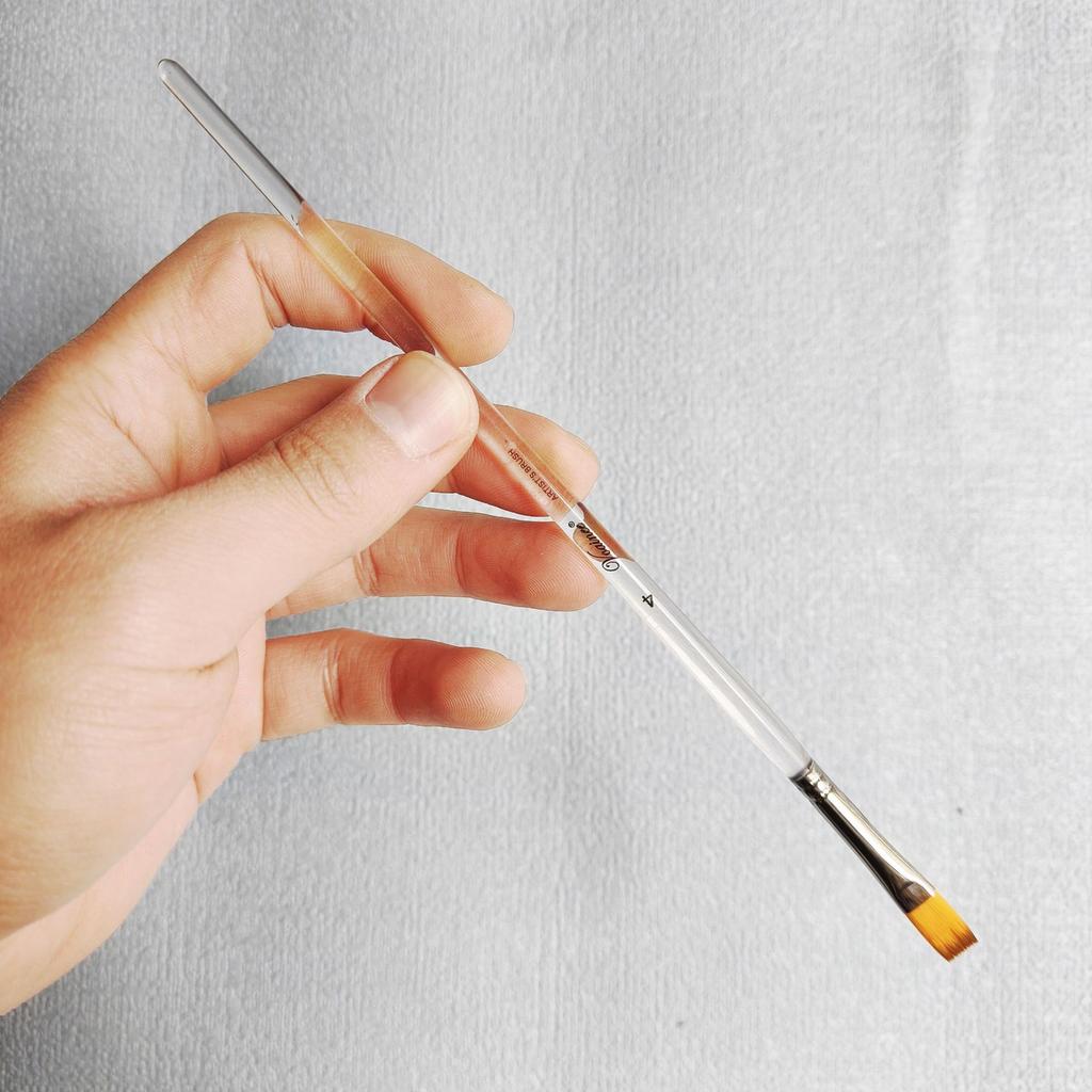 Wysokiej Jakości Biały Łabędź Kryształowy Pręt Pędzel Nylonowy Akwarela Gwasz Pędzel do Oleju Cyfrowego Pędzel do Linii Artystycznych