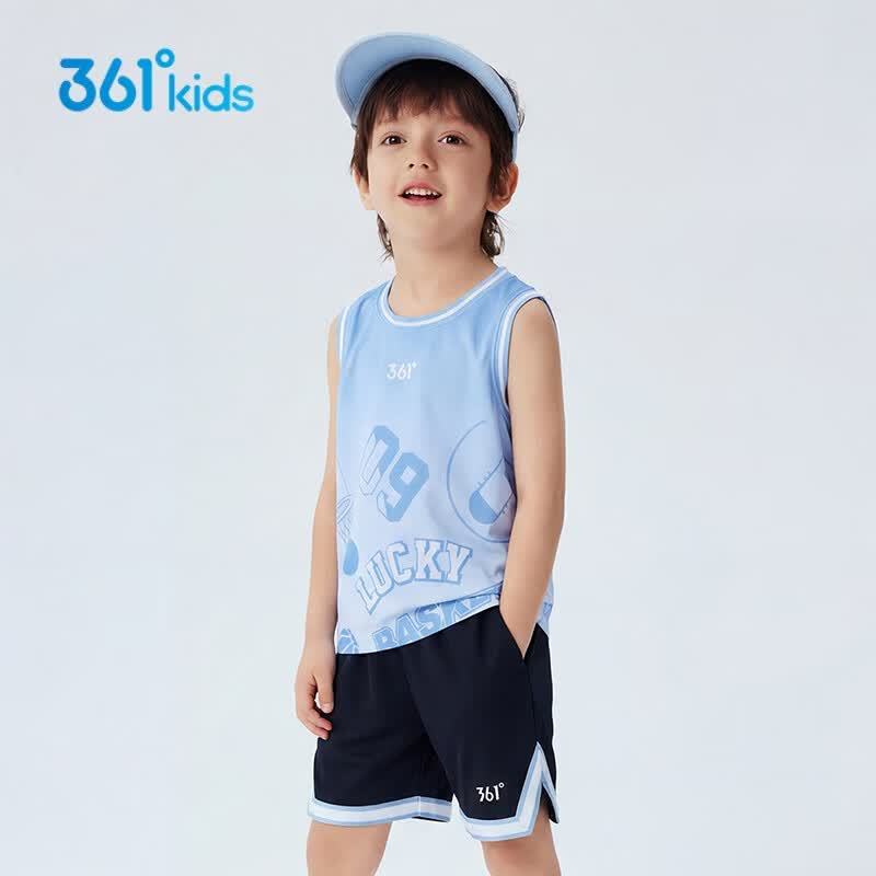 361° Boys' Knit Quick-Dry Vest Basketball Set K52424405