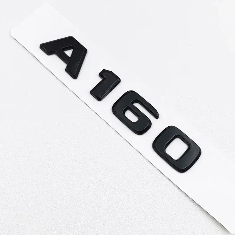 WSKHJ1 C200 E200 For Mercedes Benz For Mercedes Benz W176 W177 3D ABS Black A35 A45 A160 A180 A200 A250 Logo Letters 4MATIC Badge Car R