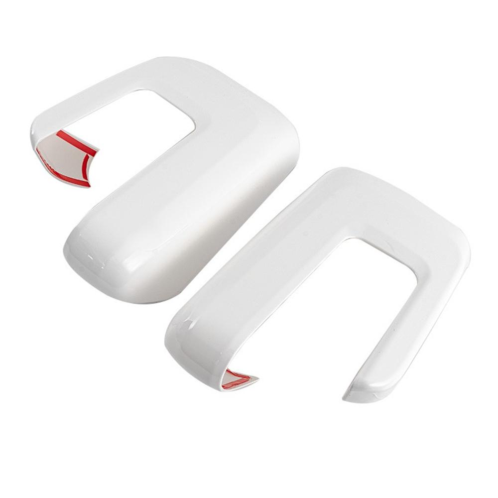 Furulu Für 2021-2026 Ford F150 SpiegelABDECKUNGEN Überlager MIT Blinkerloch Weiß