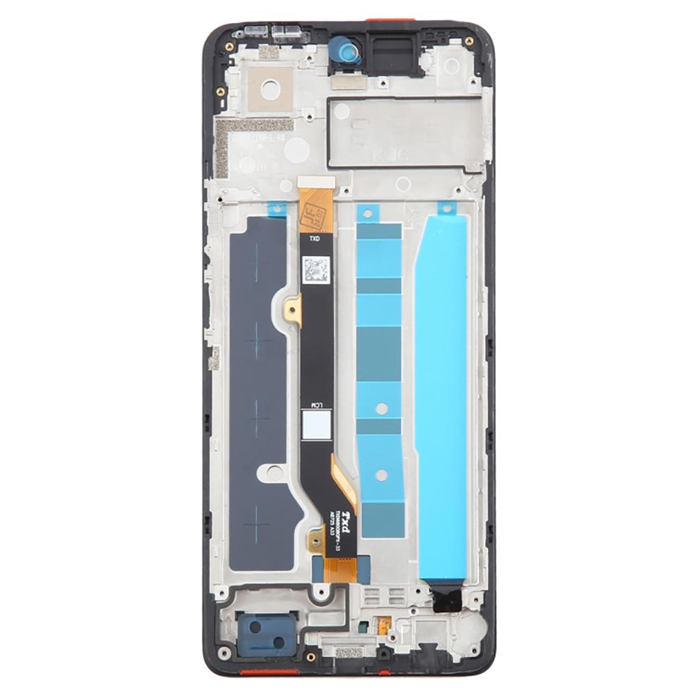 For TECNO Spark 20 Pro KJ6 Grade C LCD Screen and Digitizer Assembly+Frame Part (Without Logo)