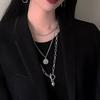 Autumn and Winter Sweater Chain Triangular Geometric Pull-up Necklace Fashionable Versatile Temperament Simple Inner Necklace