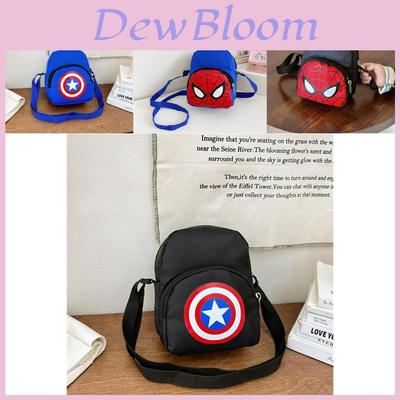 Schattige Canvas Kinder Schoudertas Met Leuke Dierlijke Cartoon Spiderman Design
