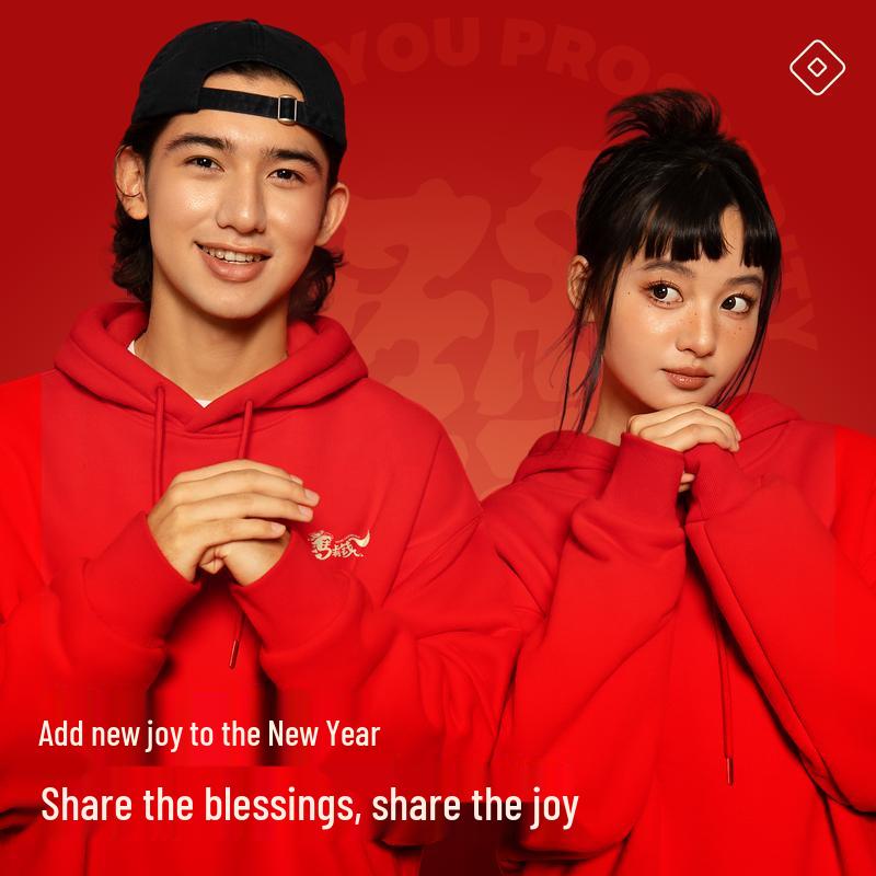 Mark Hua Fei Unisex Fleece-Lined Hooded Sweatshirt