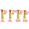 Air Conditioning Refrigerant Safety Valve R410A R22 1/4" 5/16" Refrigeration Charging Safety Liquid Adapter Hand Tool Parts