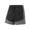 Li Ning Professional Basketball Series Sport Minimalist Color Block Lace-Up Casual Shorts Men Shorts Black Asphalt-Gray AKSV393-1