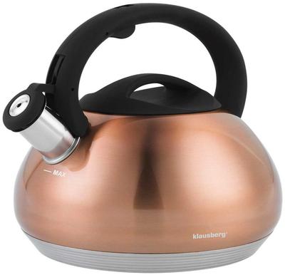 Klausberg Whistling Kettle 2.7L Kb-7385 Copper