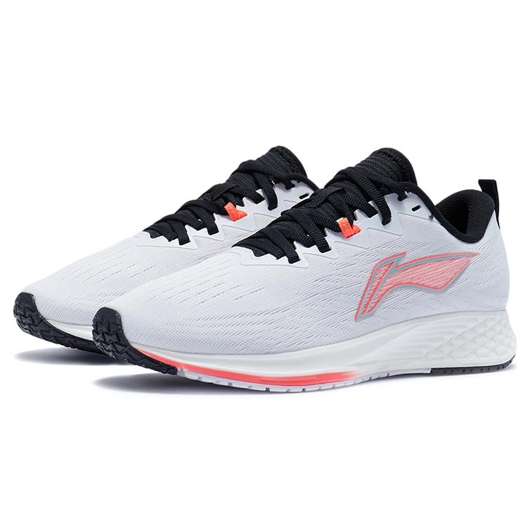 Li Ning Red Hare 4 Cushioning Slip Resistant Abrasion Resistant Low Top Running Shoes Women's White ARMR004-12