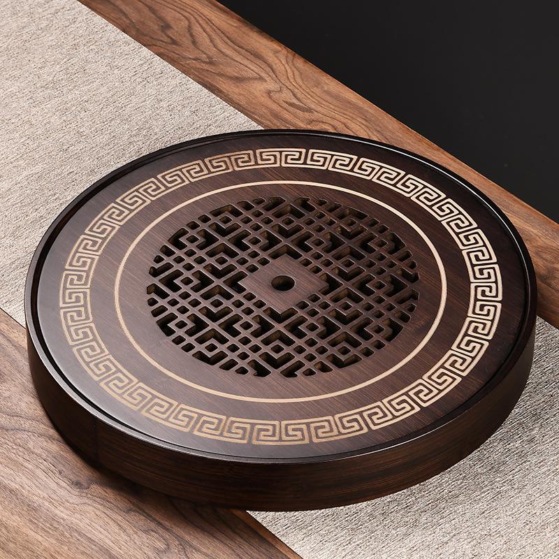 Natural Bamboo Tea Table Tray High Quality Chinese Tea Tray Tea Set Board Drainage Water Storage Tea Board Kitchen Accessories