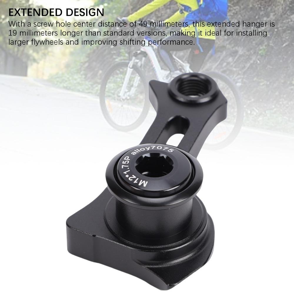 Extended UDH Derailleur Hanger for Trek/Sram Bike Big Cassette Modification
