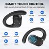 Open Ear Bluetooth 5.4 Kopfhörer LED-Anzeige Stereo-Sound Kabellose Ohrhörer Ohrbügel mit Mikrofon Wasserdichte Ohrhörer für Workout Laufen