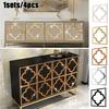 Decor Wall Stickers Frame Home Mirror Removable Wall Sticker 20*20*0.1cm 4PCS Art Bedroom Corner DIY Wall Decals