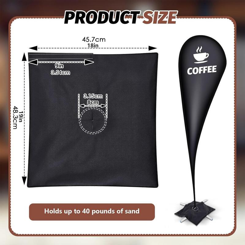 Flag Sand Bag 3 Pieces Flagpole Accessories Flag Pole Weight Bags For Business Owners Garden Event School Golf Courses