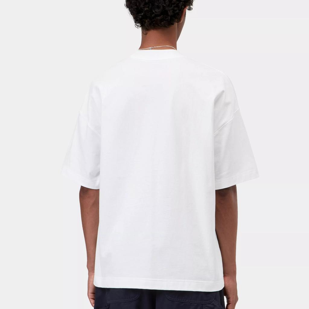 Carhartt WIP FW26 S/S Work Pocket T-Shirt Loose Weave Woven Label Casual Front Pocket Round Neck Short Sleeve T-Shirt Unisex Tops I037015-02-XX