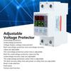 SVP‑916 100‑130VAC Adjustable Over and Under Voltage Protector Delay Reset Protector with Fault Query and Factory Reset Function