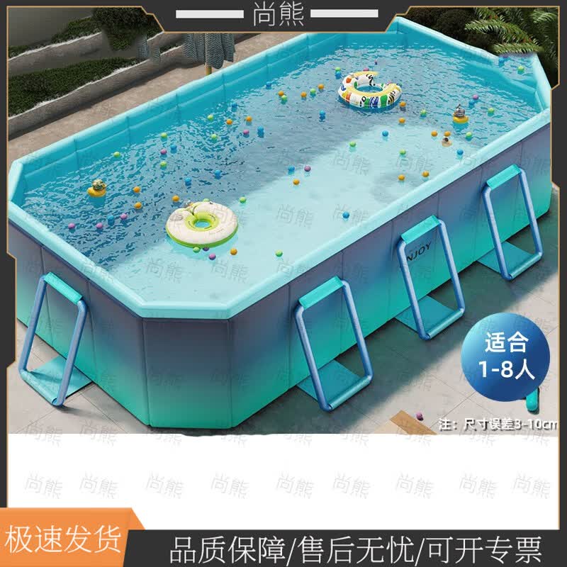 Piscina pieghevole gonfiabile per bambini con scivolo