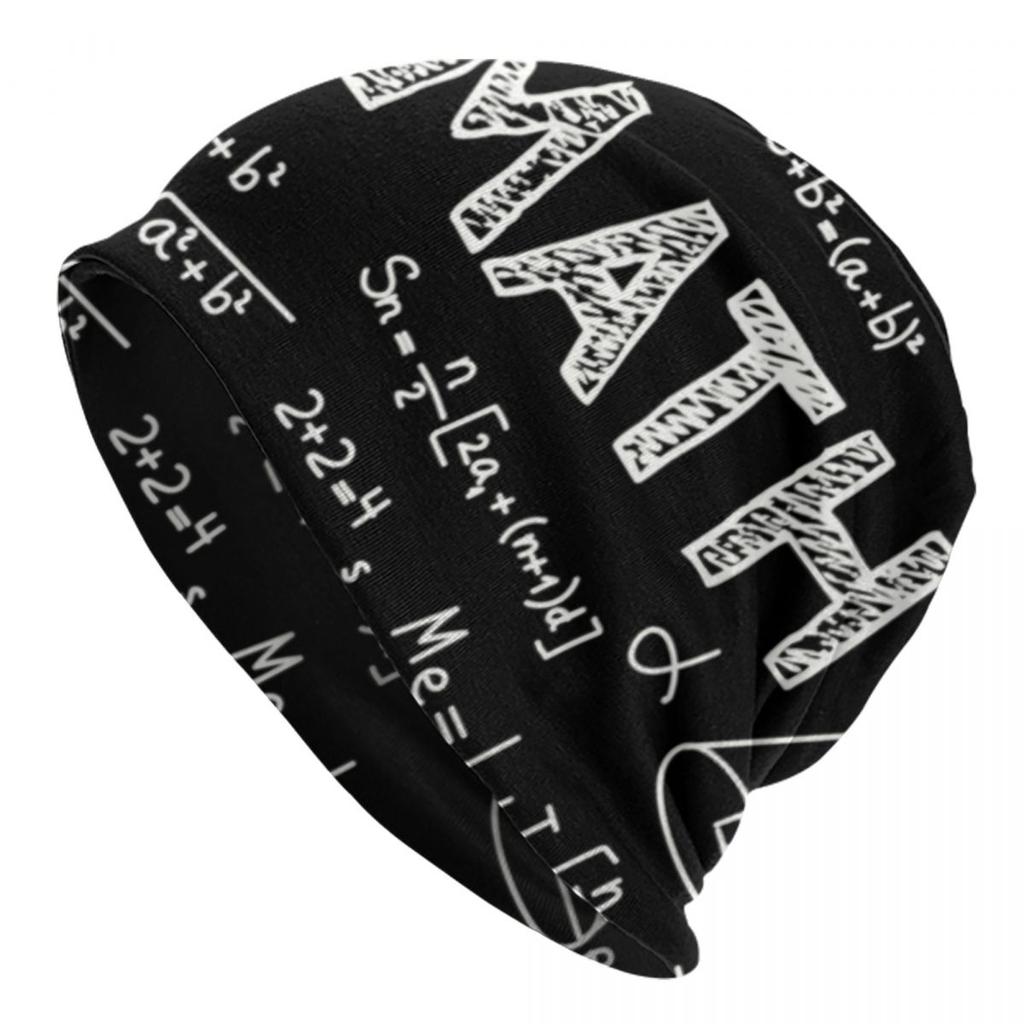 Custom Pure Math Nerd Bonnet Hats Hip Hop Knit Hat For Women Unisex Winter Warm Physics Science Skullies Beanies Caps