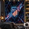 Wall Hanging Tapestry Atletico Madrid Print Cloth for Living Room Bedroom Home Decor