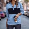 2025 New Women's Casual Hooded Long-sleeved Pullover Regular Multi-color Sweatshirt