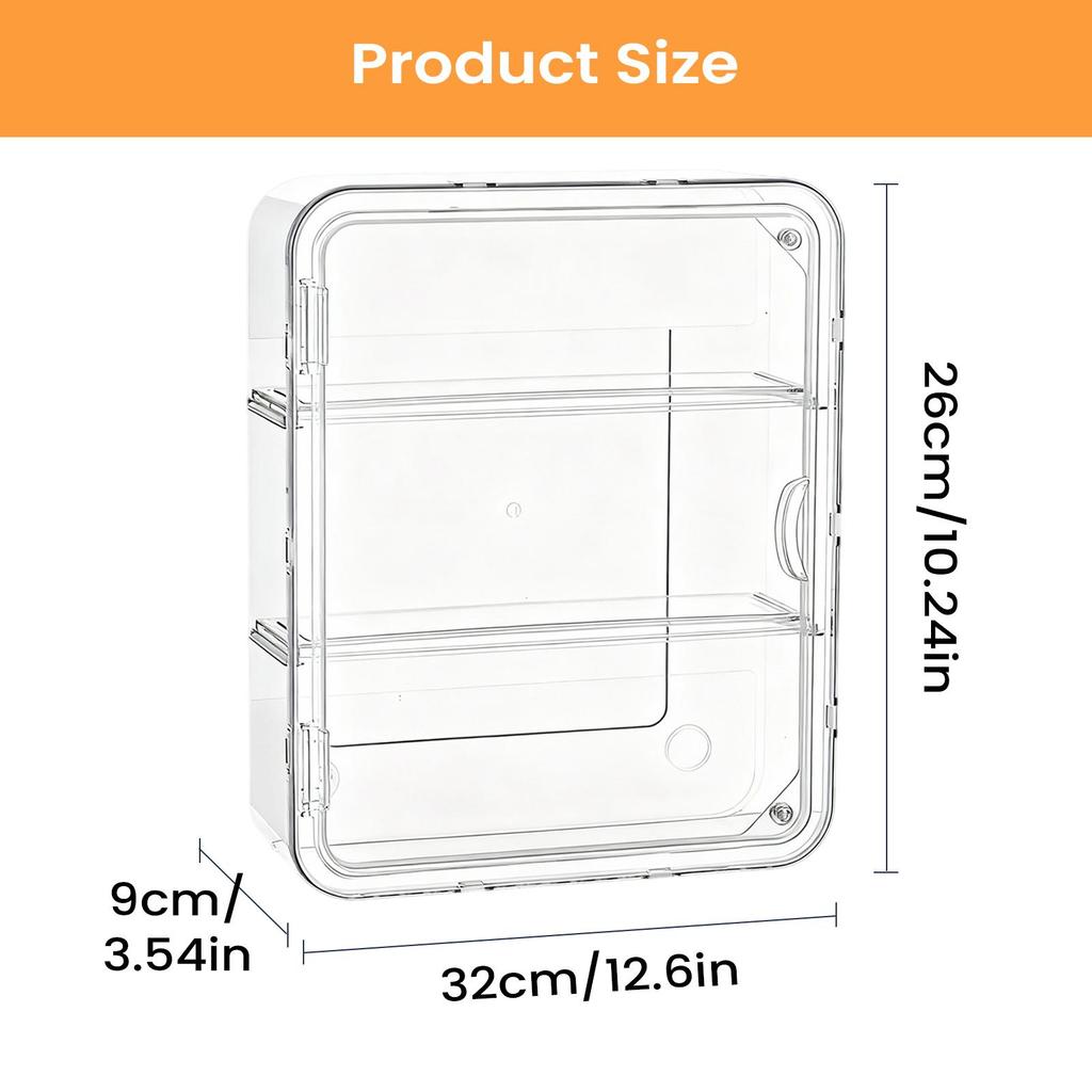 Storage Box Transparent Acrylic Display Boxes Dustproof Doll Figure Blind Box Organizer Cabinet Display Stand