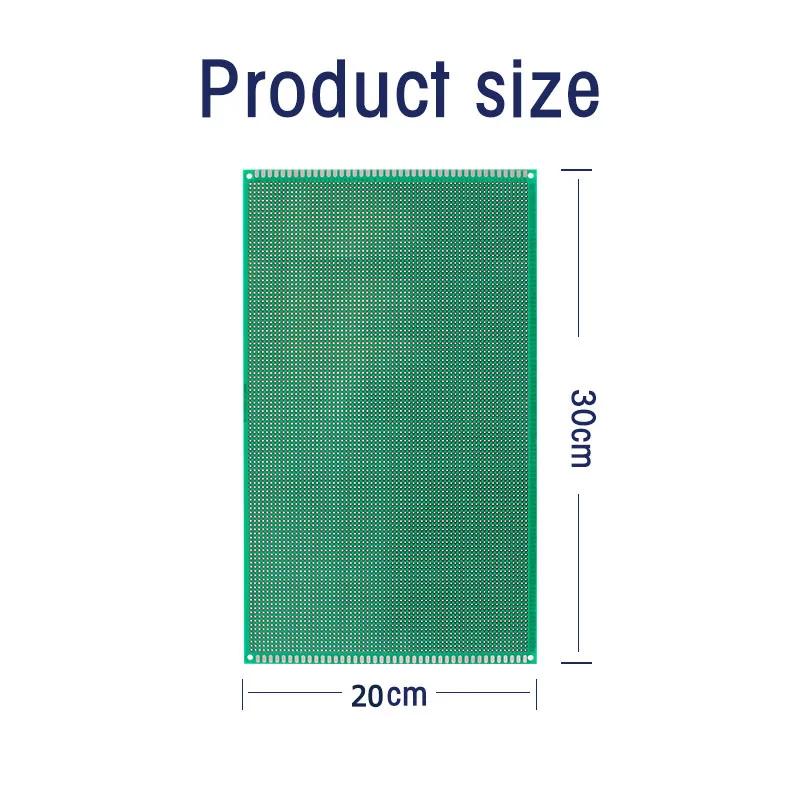 1PCS PCB Prototype Single Side Board 15x20cm 20x30cm Protoboard Green Fiberglass Plate Diy Universal Circuit Boards