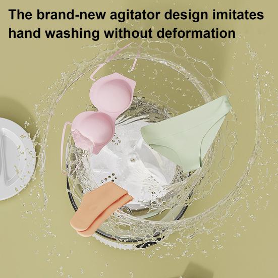 Underwear Washing Machine Portable Rechargeable Mini Washer Fast Wash Timed Cycles Ultrasonic Tech Travel-friendly Washing Machine
