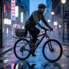 Bike Rack with Reflector Cylindrical Rear Luggage Carrier Sturdy