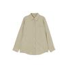 PLASTIC ISLAND [Beige] Loose Fit Shirt Blouse Pp7Wb165