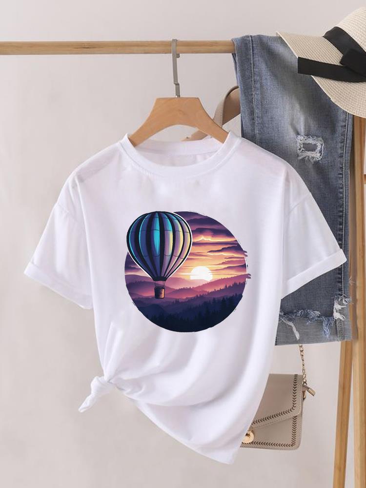 

Акварельний метелик Милий одяг 90-х Жіноча футболка з коротким рукавом Жіночий принт Графічні футболки Модний одяг Повсякденна футболка XXL