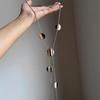 European and American Style Long Silver Smooth Disc Tassel Necklace, Light Luxury, Simple and Unique, Adjustable Sweater Chain Accessory