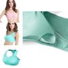 Women Breathable Padded Sports Bra With Hollow Out Design And Pure Color