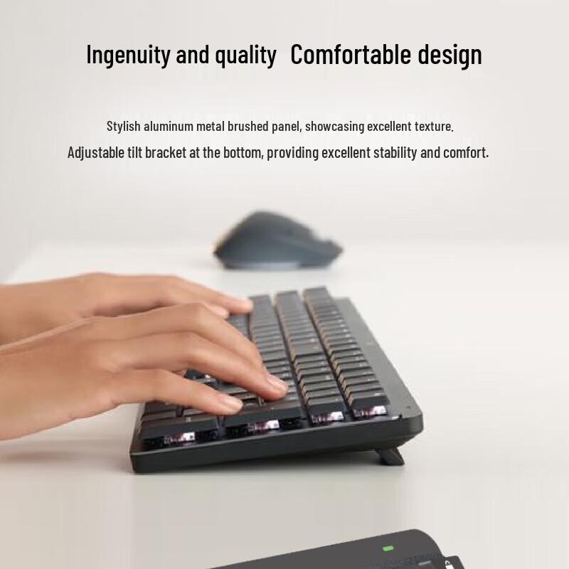 Logitech MX Mini 84-Key Compact Wireless Mechanical Keyboard