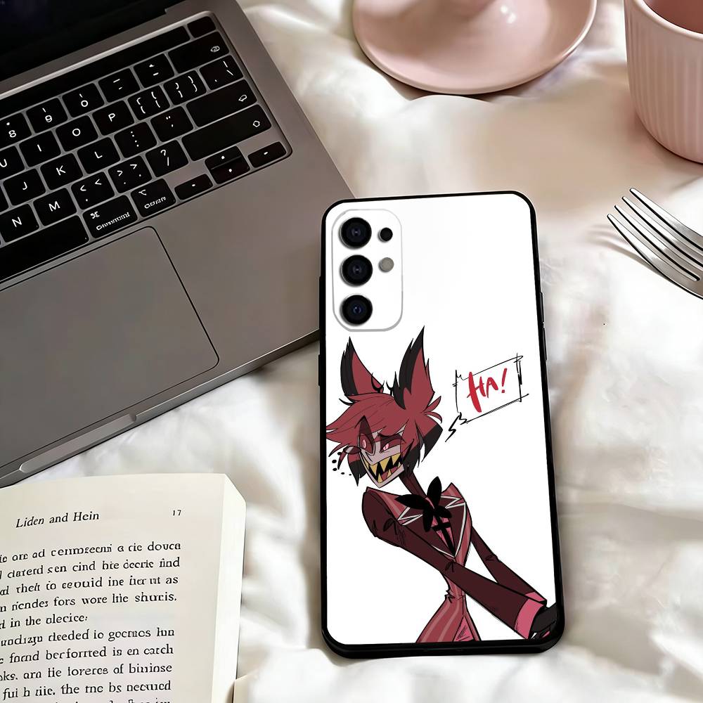 A-Alastor H-Hazbin H-Hotel Phone Case For Samsung S25,S24,S21,S22,S23,S30,Ultra,S20,Plus,Fe,Lite,Note,10,Black Cover