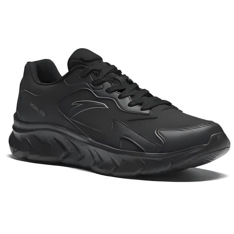 Anta Cushioning Waterproof Lightweight Low top Casual Running Shoes Men's Black 912545503-6
