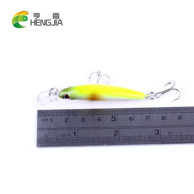 4 szt. HENGJIA 7cm 3.8g Mini Minnow przynęty na pstrąga okoń realistyczne bioniczne woblery haczyk wędkarski
