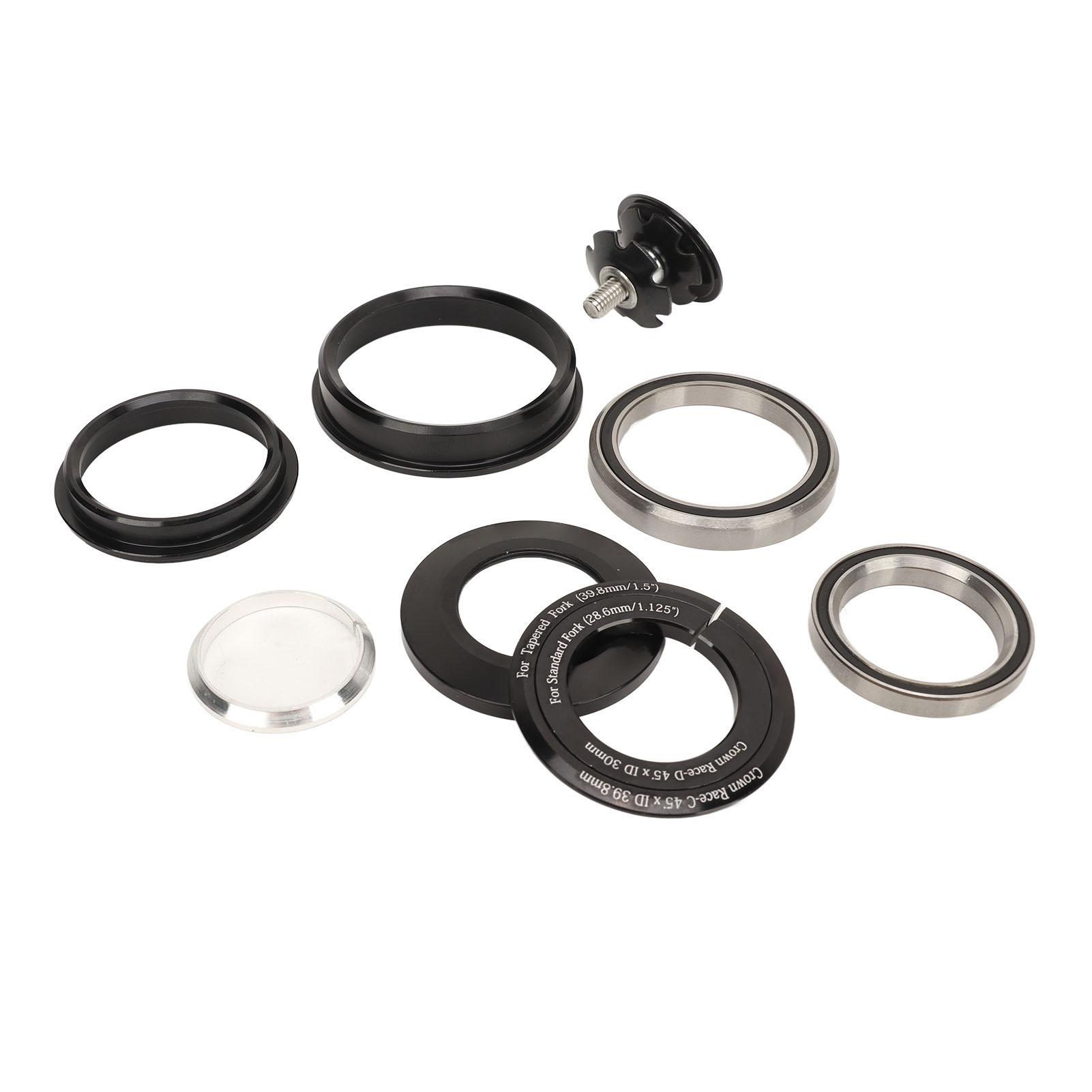 

Набор чашек рулевой колонки передней вилки велосипеда из алюминиевого сплава с двойными подшипниками, проставочные кольца рулевой колонки для горного велосипеда 4456мм