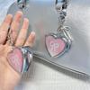 Y2K Trendiges Herz Klappspiegel Schlüsselanhänger Süß Cool Metall Schlüsselanhänger Make-up Mini Spiegel Mode Tasche Anhänger Mädchenhafte Geschenke