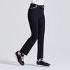 CHALLENGER Women'S Striped Rib Point Bootcut Pants Black