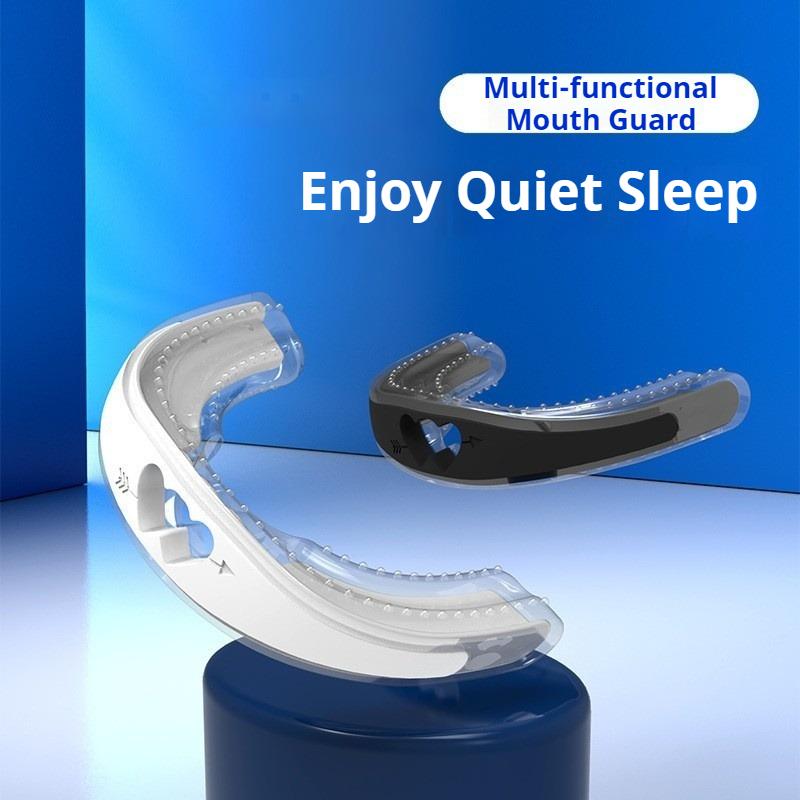 Nighttime anti-snoring mouthguard